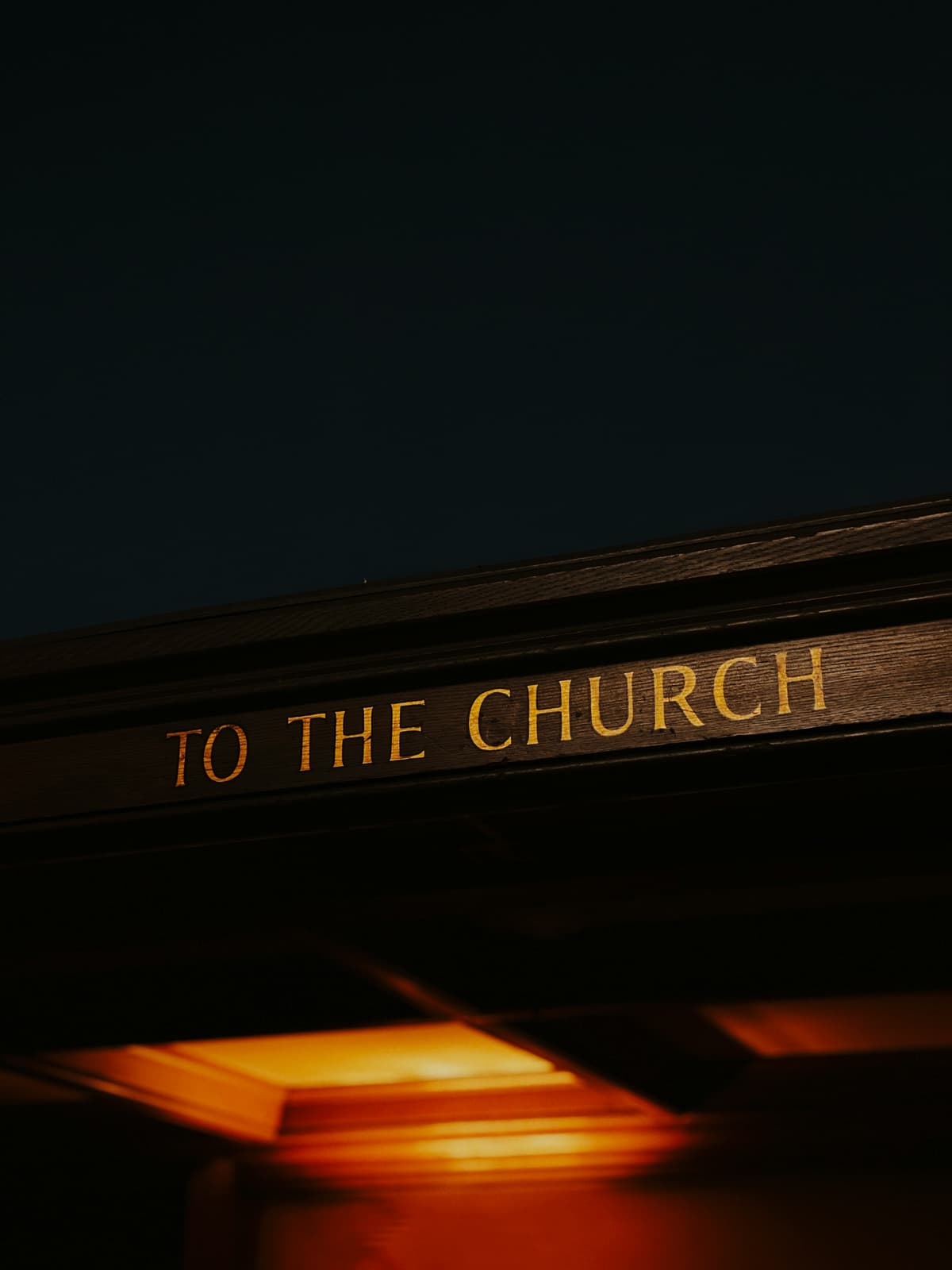 Church worship crowd with raised hands